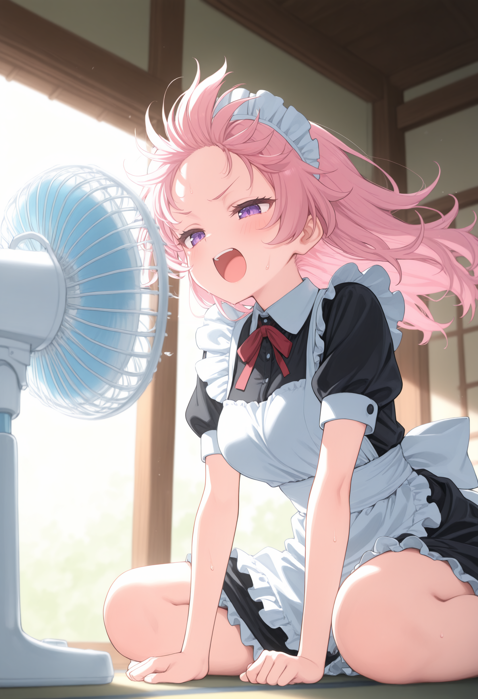 fan speaking / electric fan / 扇風機あ～ / ワレワレハウチュウジンダ