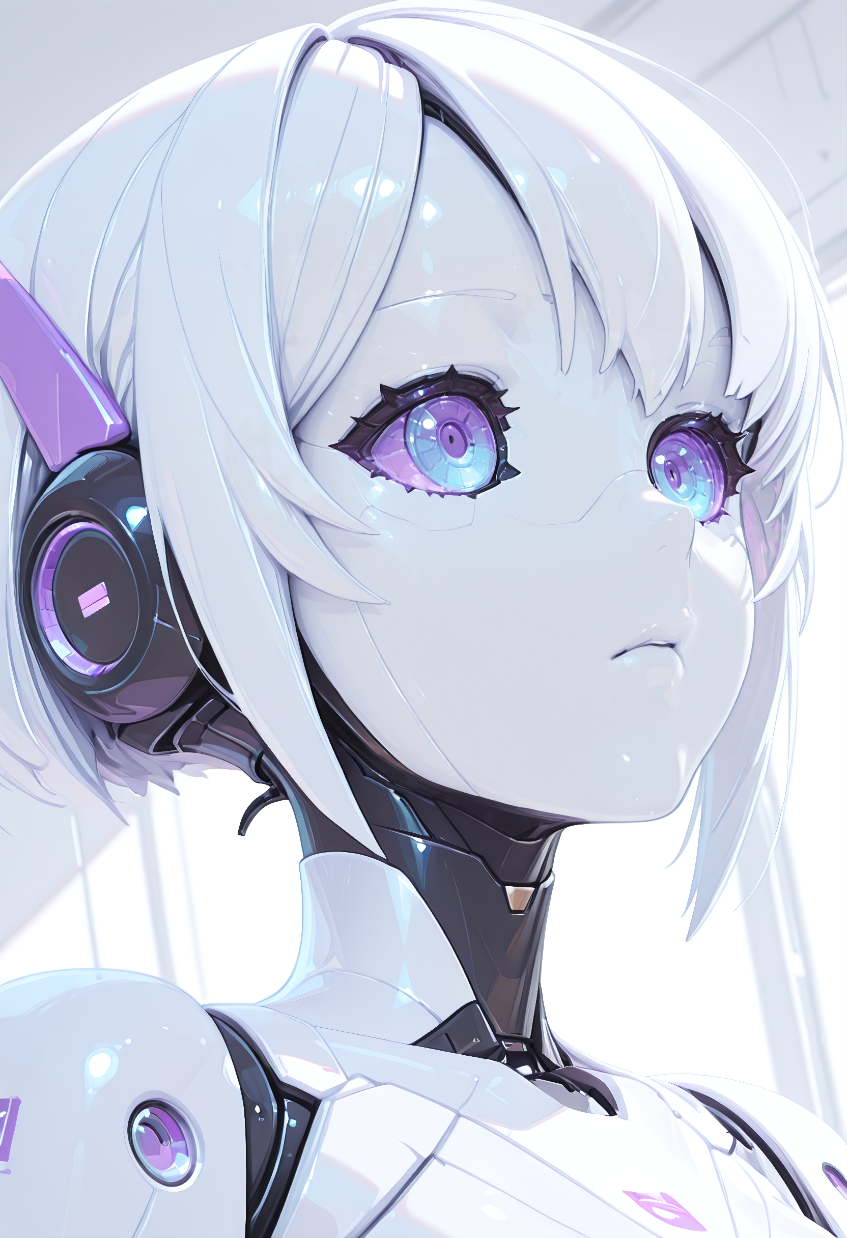 Pearly mechafy / Android illustrious - concept