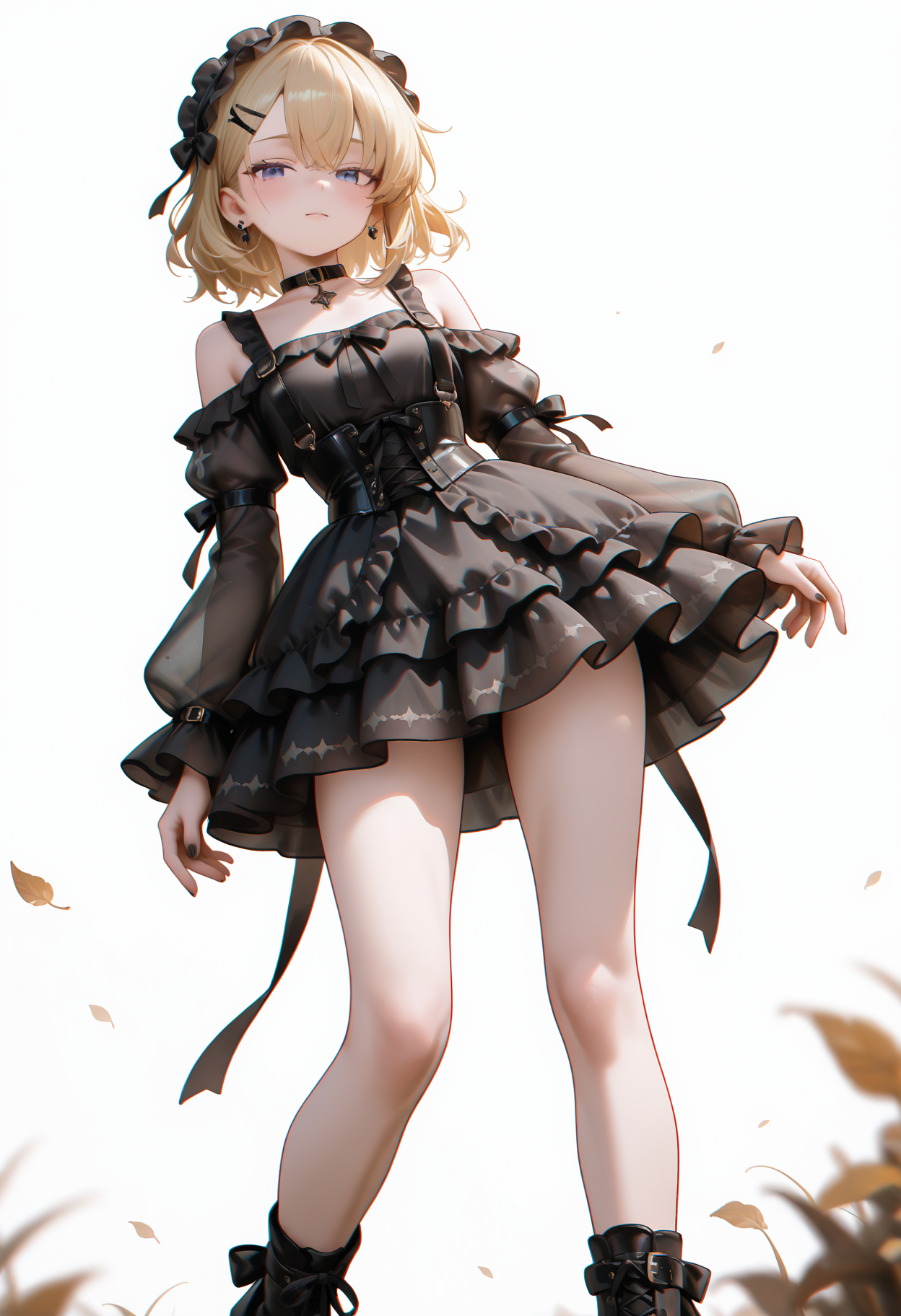 Girly Gothic Micro Dress