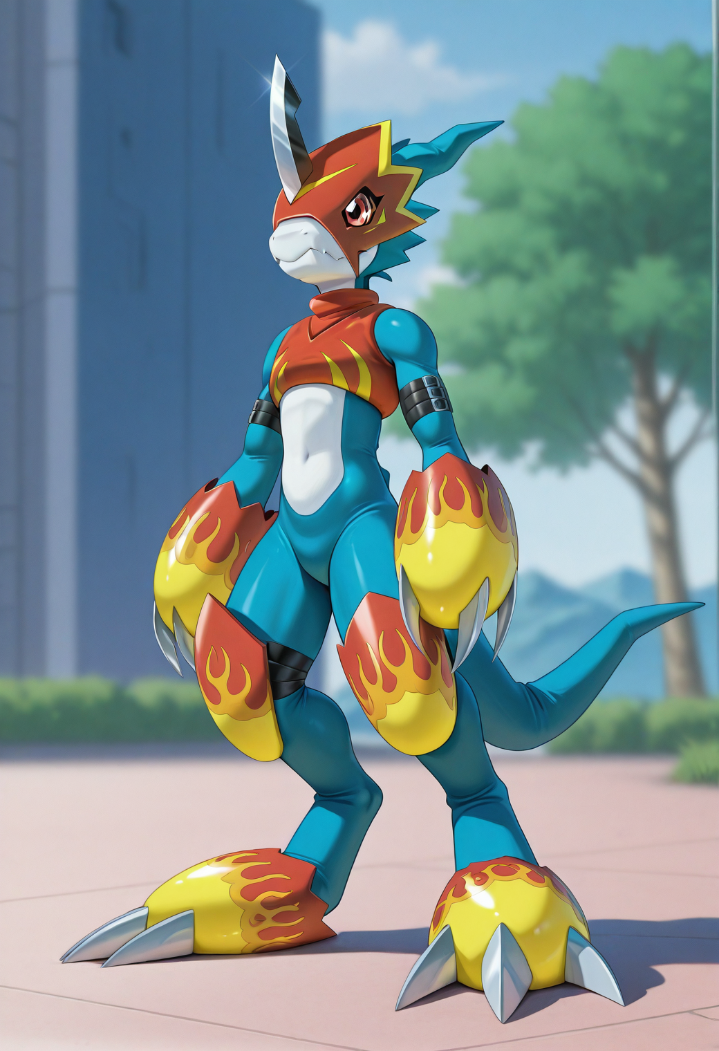 Flamedramon Armored / Unarmored [IL]