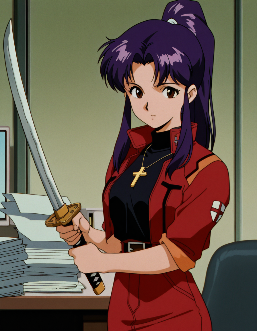 Misato Katsuragi (Neon Genesis Evangelion) - Noche