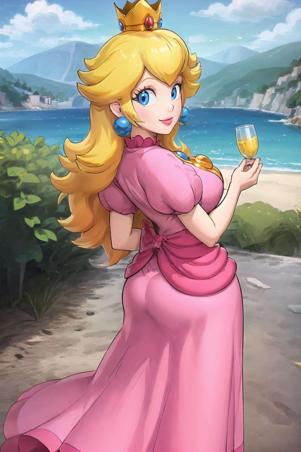 Mario - Princess Peach - Default Dress | Tensor.Art | Tensor.Art