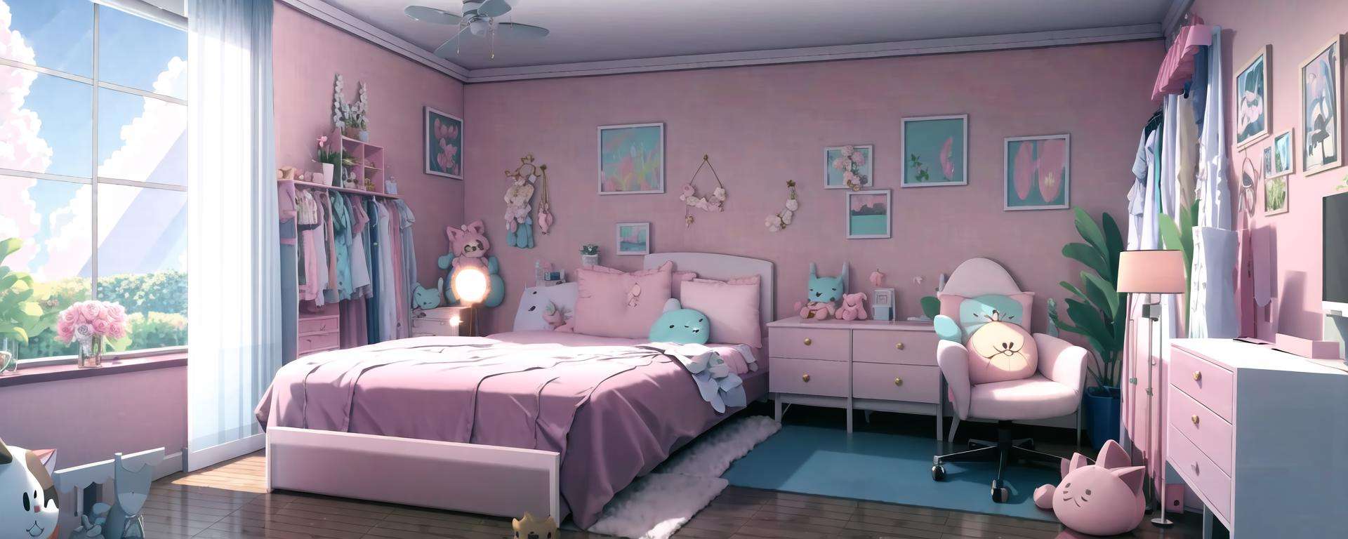 ArtStation - Anime Backrgound Simple Room - Full Video process ~9 hour |  Tutorials