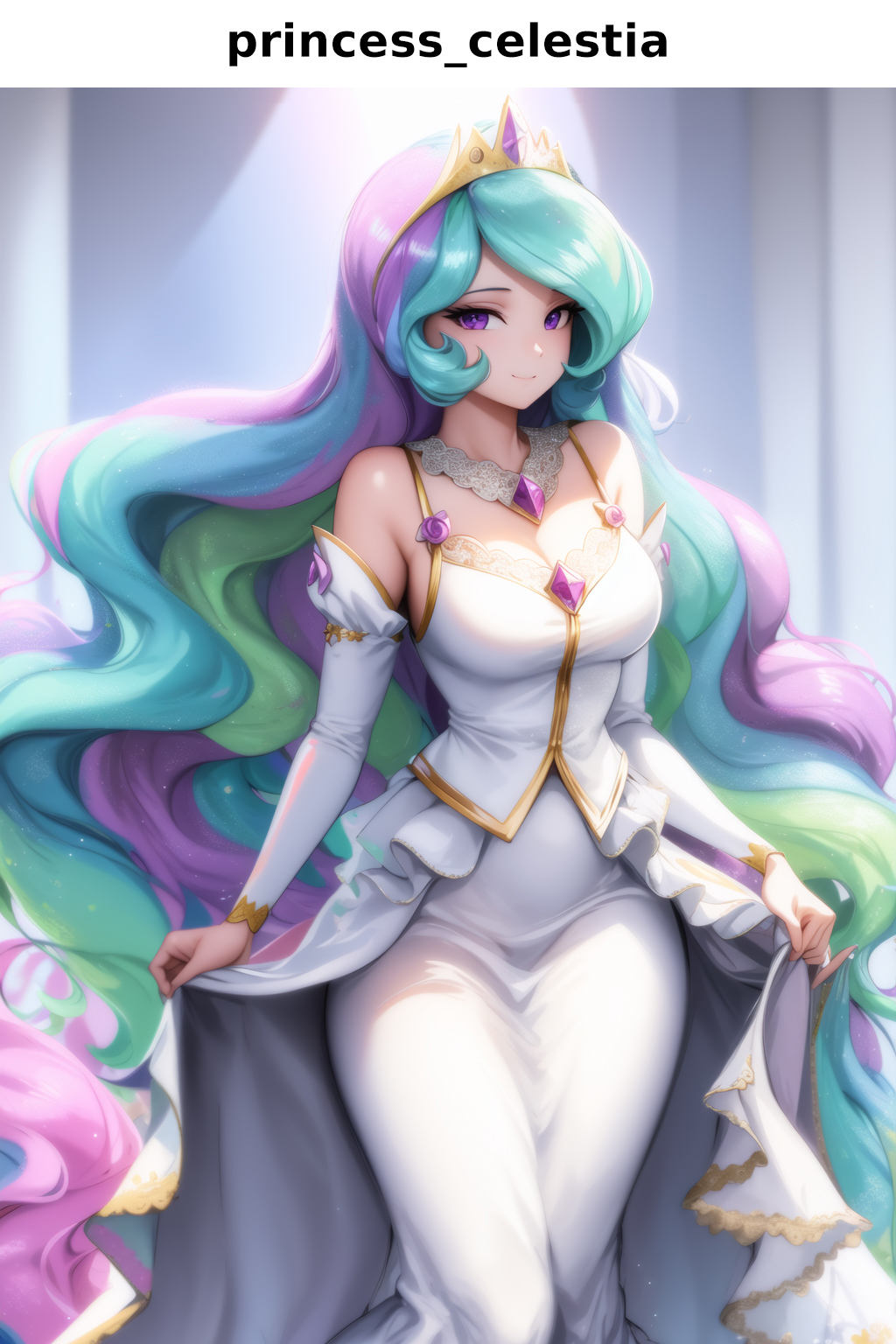 Princess Celestia (humanized) - v1.0 | Stable Diffusion LoRA | Tensor.Art