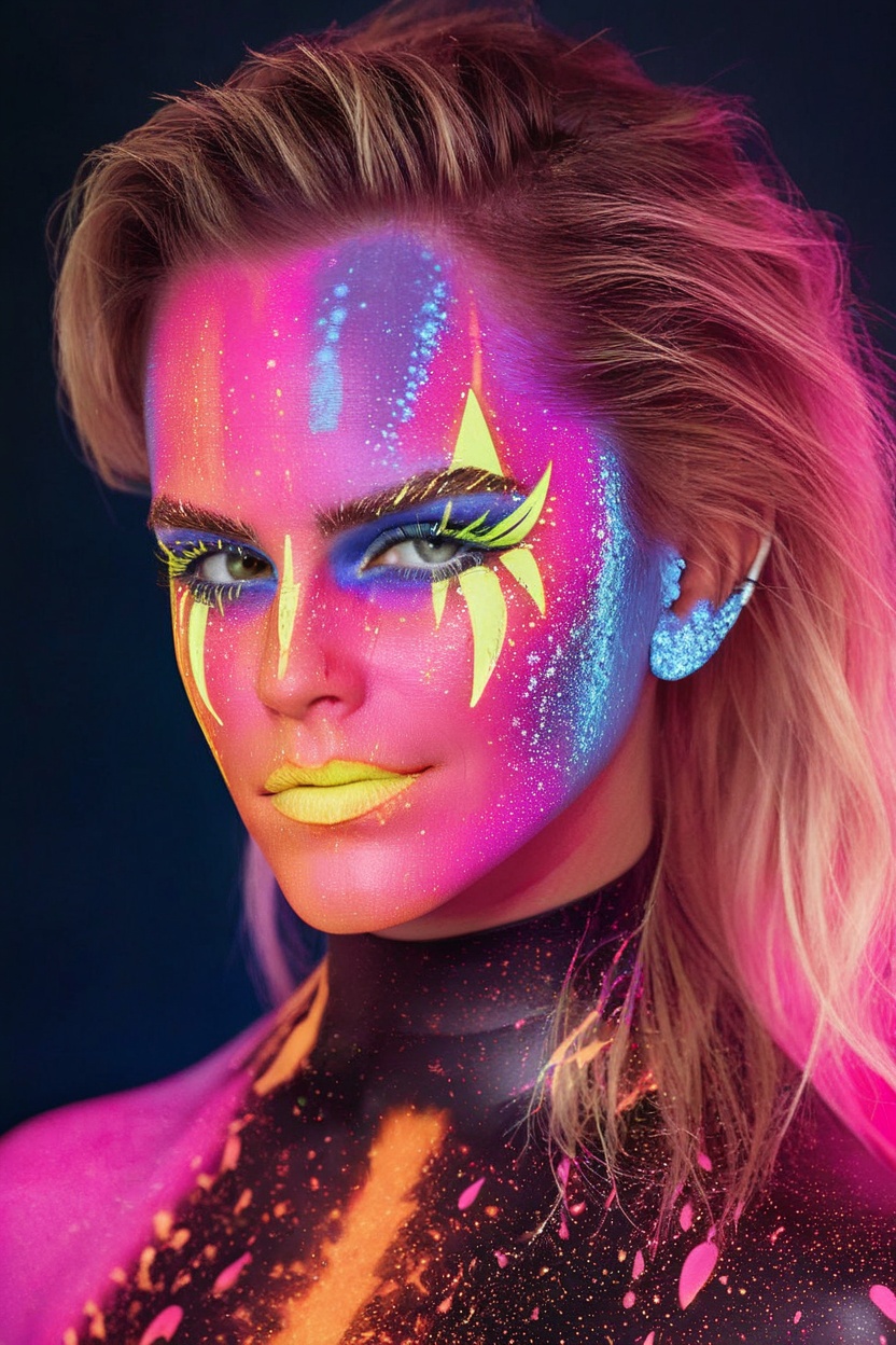 Try This Vibrant Glow-In-The-Dark Makeup Look - L'Oréal Paris