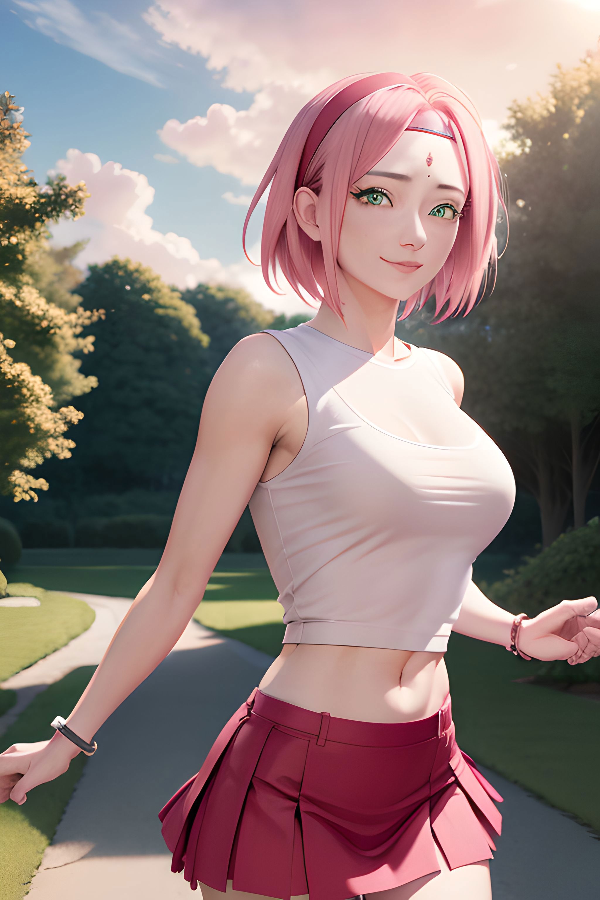 AI Art LoRA Model: Classic Sakura Haruno by Konan
