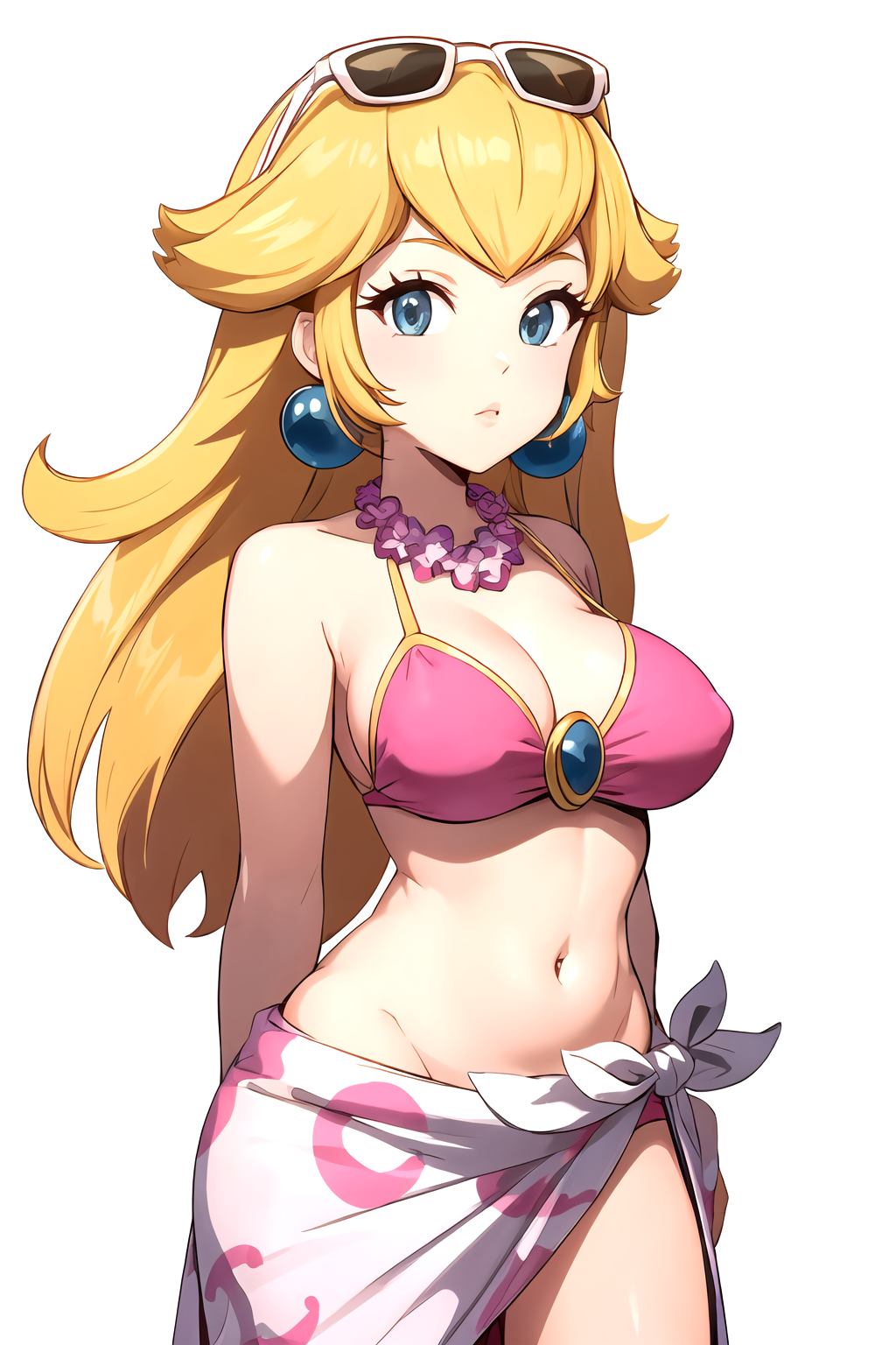 Princess Peach Bikini Mario Series FWS 1.0 Tensor.Art