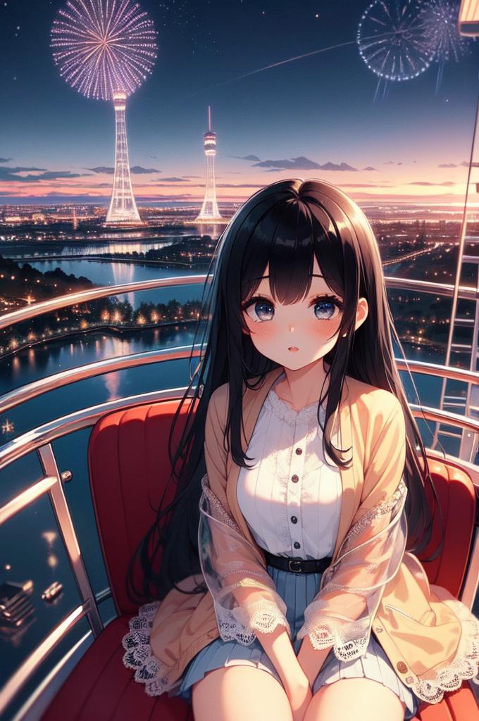 girl like ferris wheel