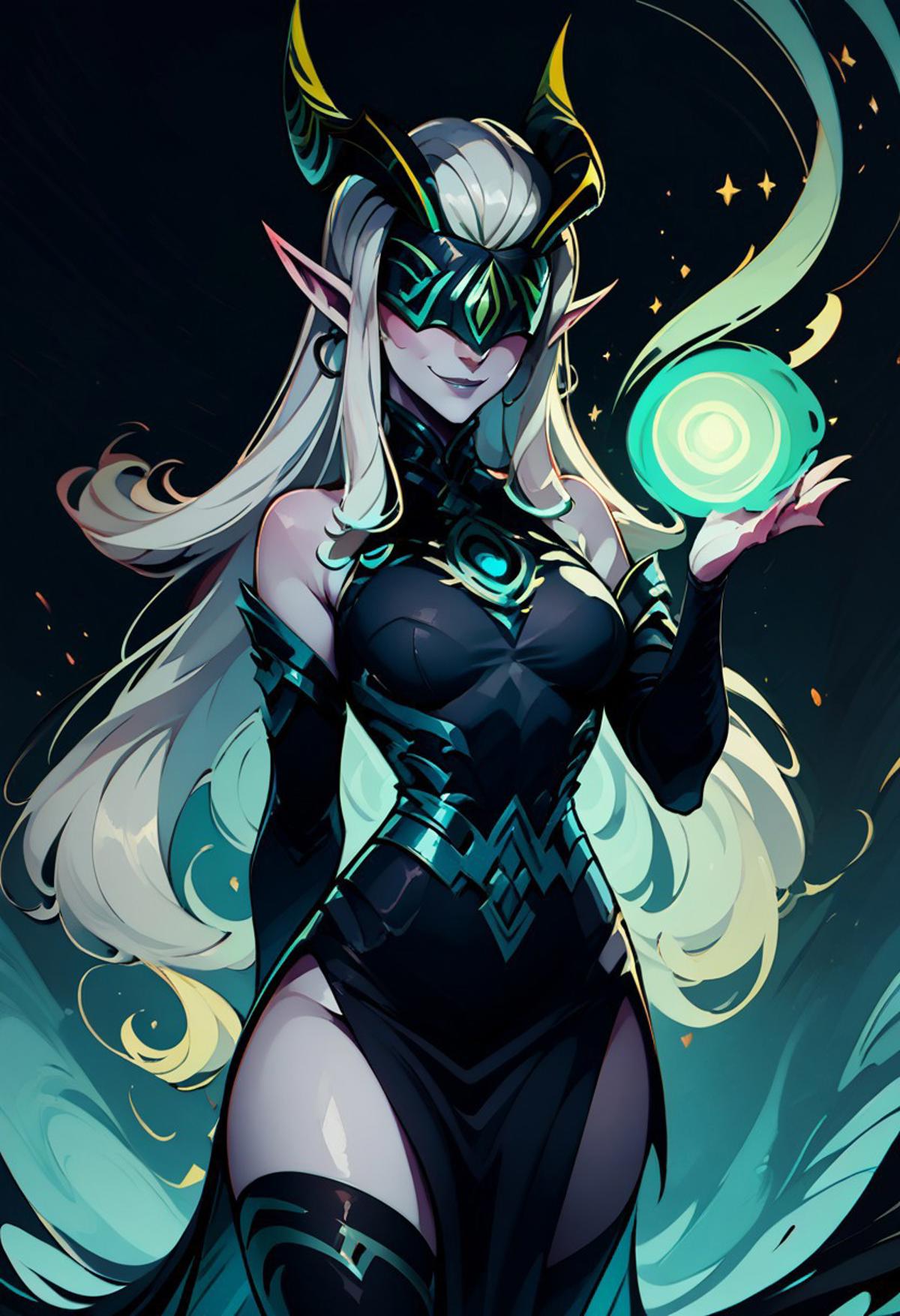 Shemira: Corpse Queen | Corpsemaker (AFK Arena) [Pony & SD1.5]
