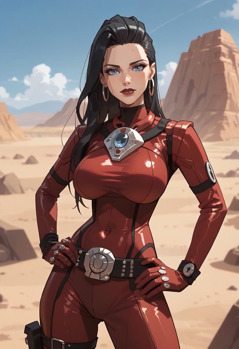 Khaira, Fremen leader, (Dune, Behind the dune), LoRA, SDXL