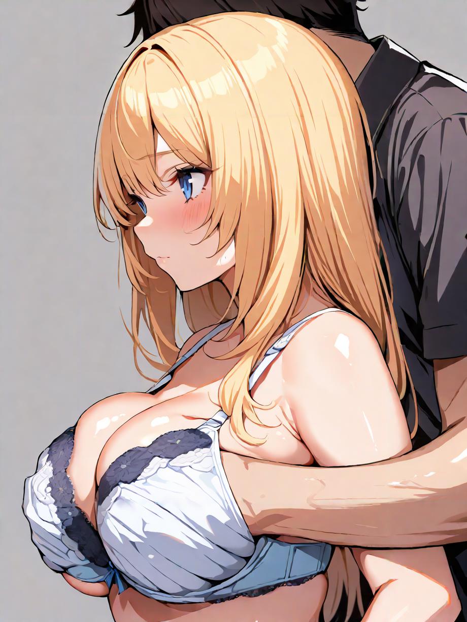 乳もみ(服の下)/grabbing breasts under clothes(ill,pony)