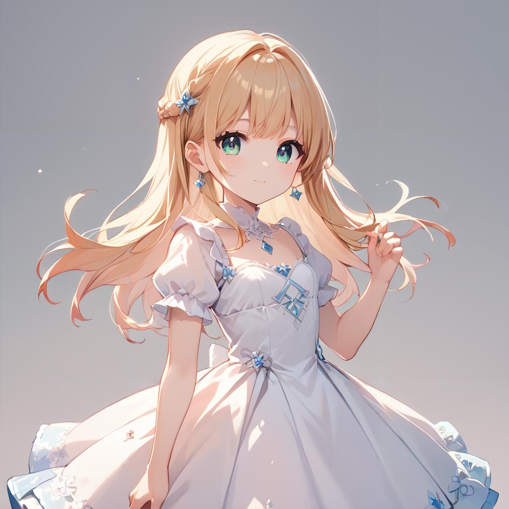 cute girl concept