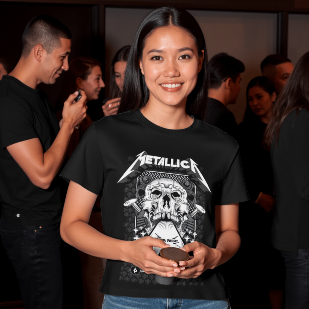 metallica coffin t-shirt
