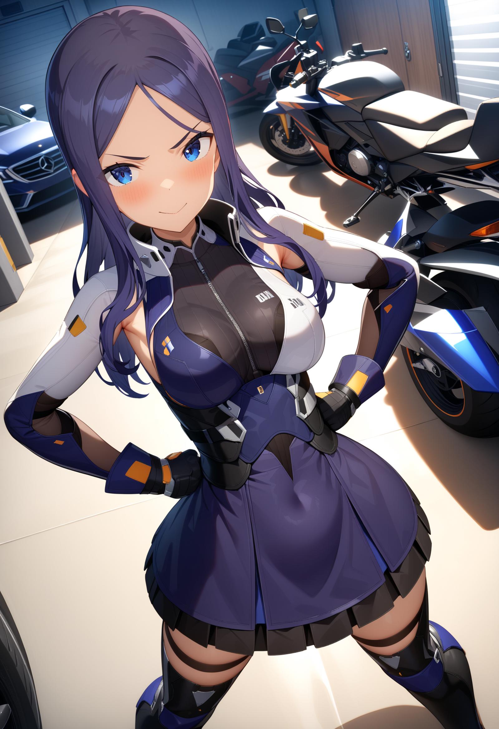 仁紀藤 奏 (アリス ギア アイギス) nikitou kanade (Alice Gear Aegis)