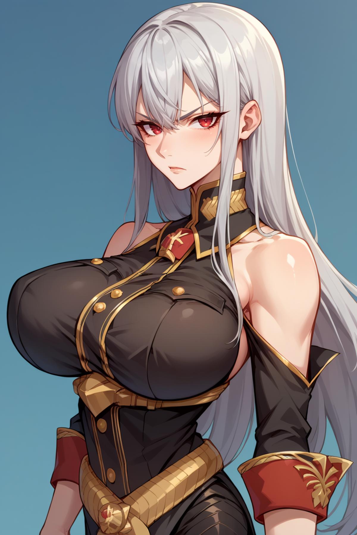 Selvaria Bles/セルベリア・ブレス (Valkyria Chronicles) SDXL LoRA [Pony Diffusion]