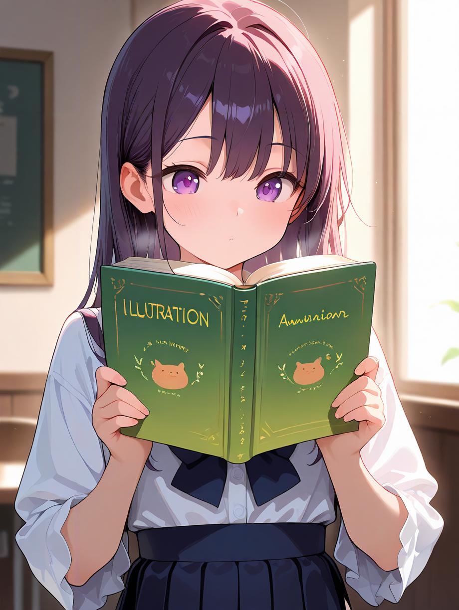 本を読む/reading book