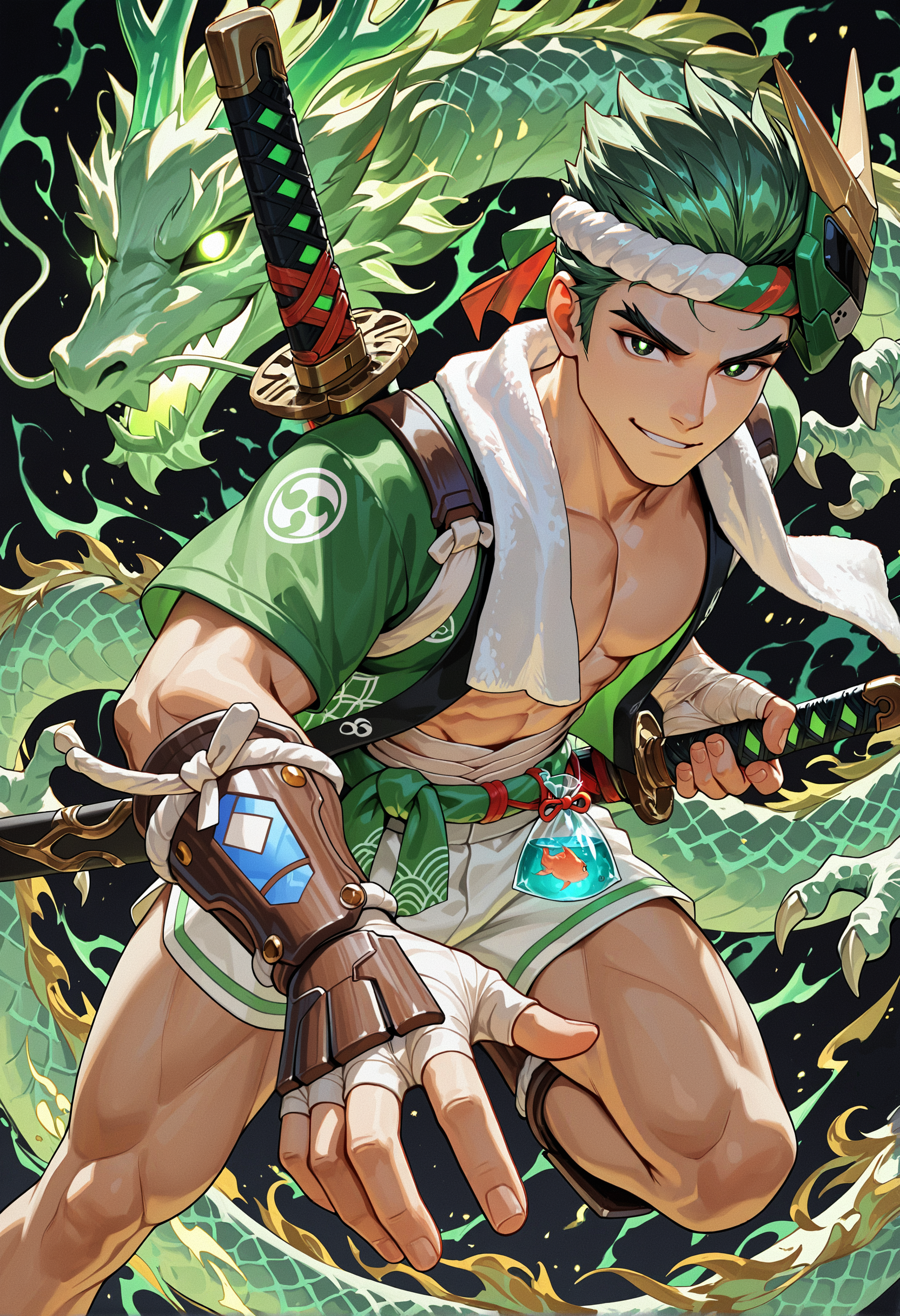 Happi/Young Genji - Overwatch [NoobAI-XL]