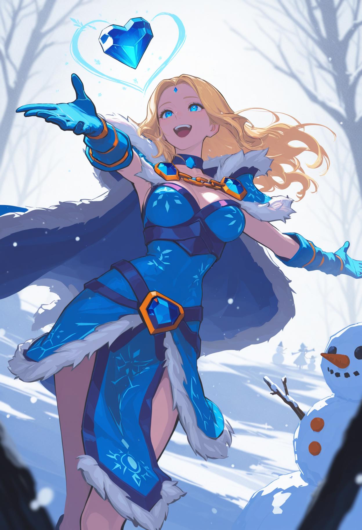 Crystal Maiden, (DoTA 2), LoRA, PonyXL | Illustrious XL