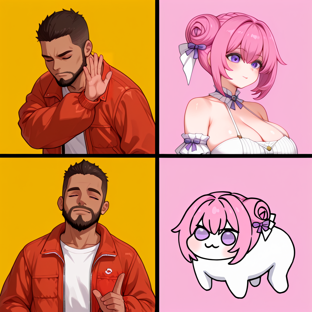 YES/NO Gesture - Drakeposting (Meme)