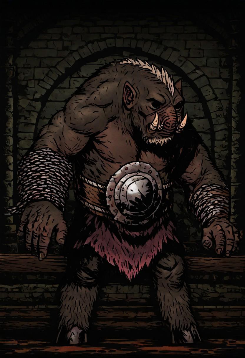 Warrens - Backgrounds & Beastman | Shrekman Darkest Dungeon Loras