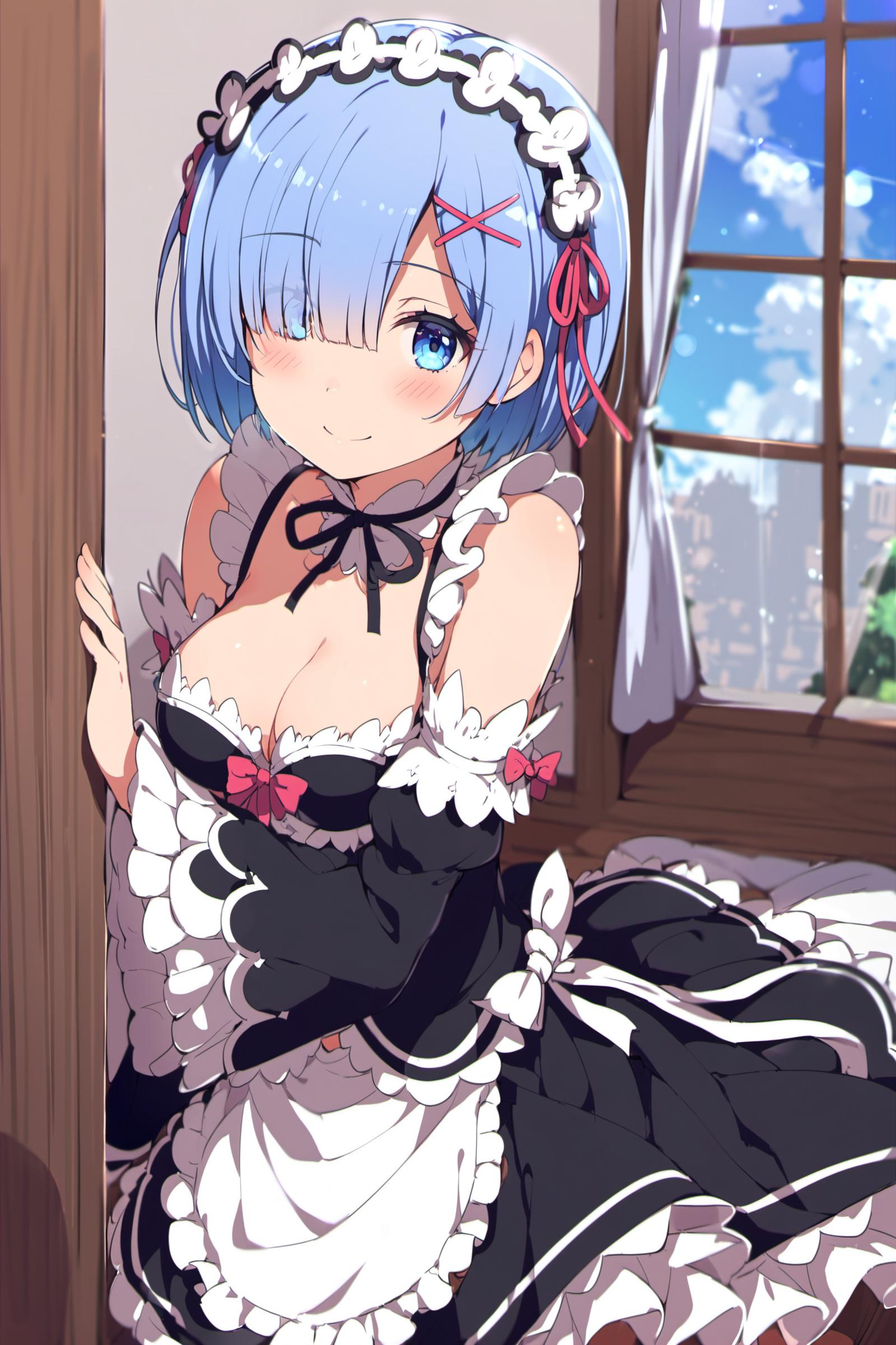 [XL] 荻pote 《Castle Town Dandelion》/《城下町的蒲公英》 rem(蕾姆)、kousaka honoka(高坂穗乃果) - Artist Style