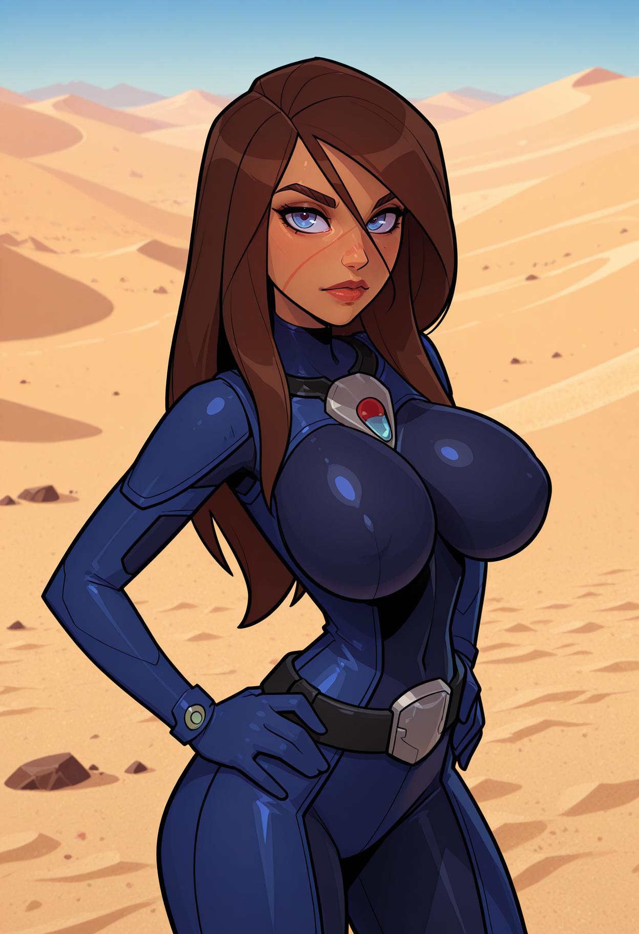 Sabibah, Fremen leader, (Dune, Behind the dune), LoRA, SDXL