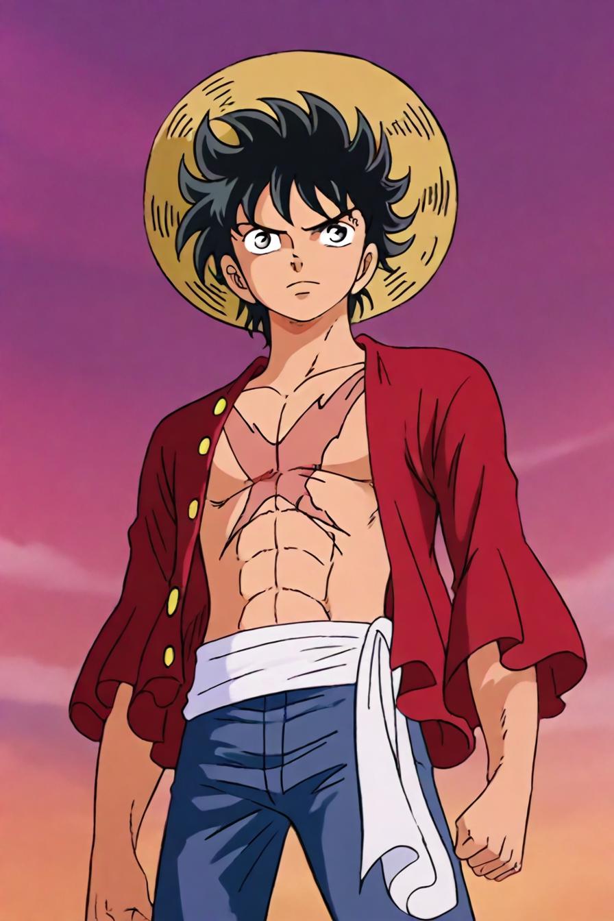 Saint Seiya style (anime version 80's) illustriousXL