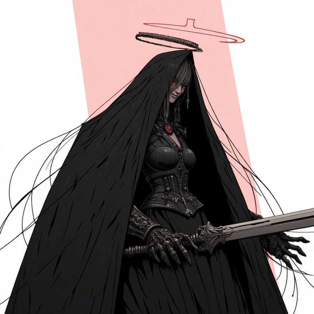 Flux Line Art black death