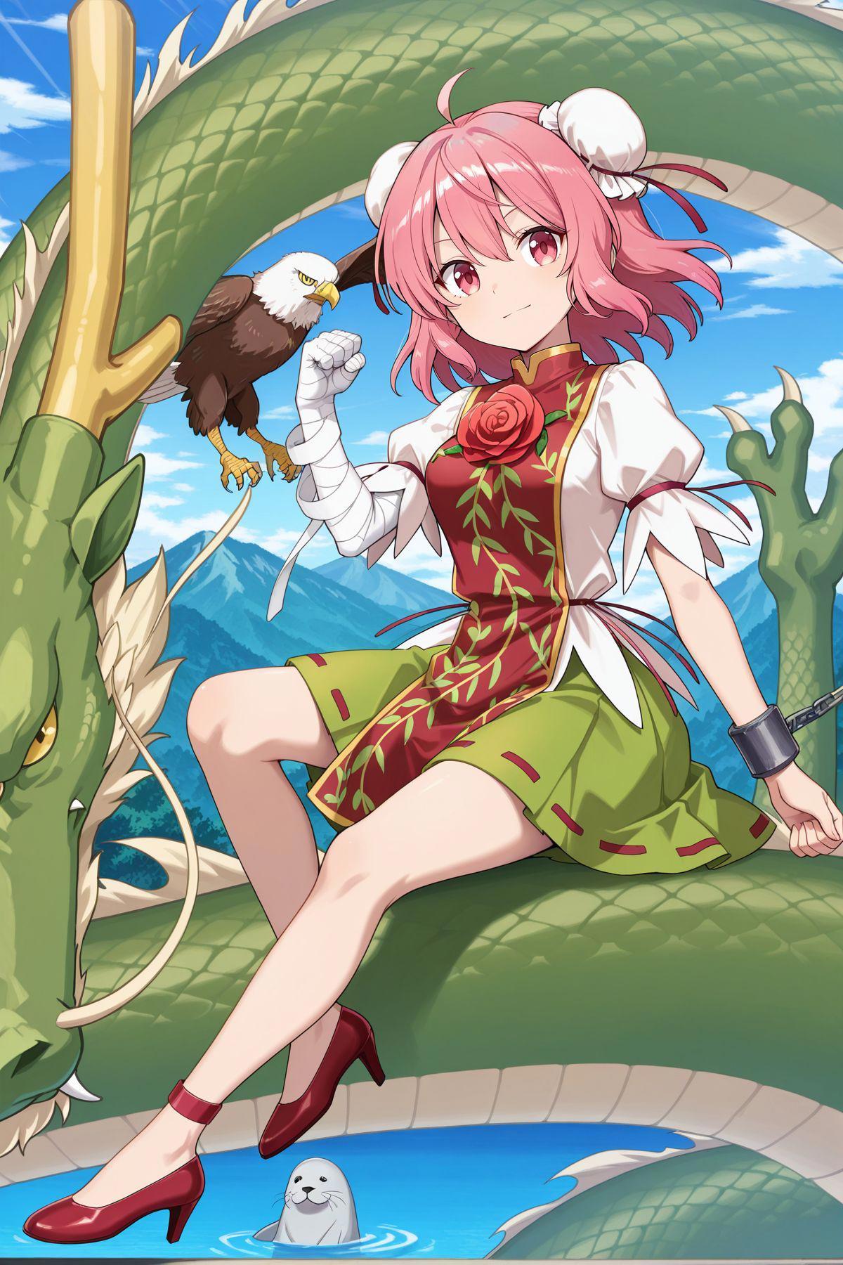 Kasen Ibaraki (Touhou Project) & Douji Ibaraki