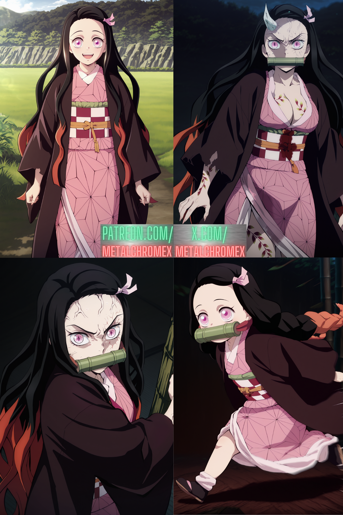 Nezuko Kamado (Demon Slayer) - All 4 forms!