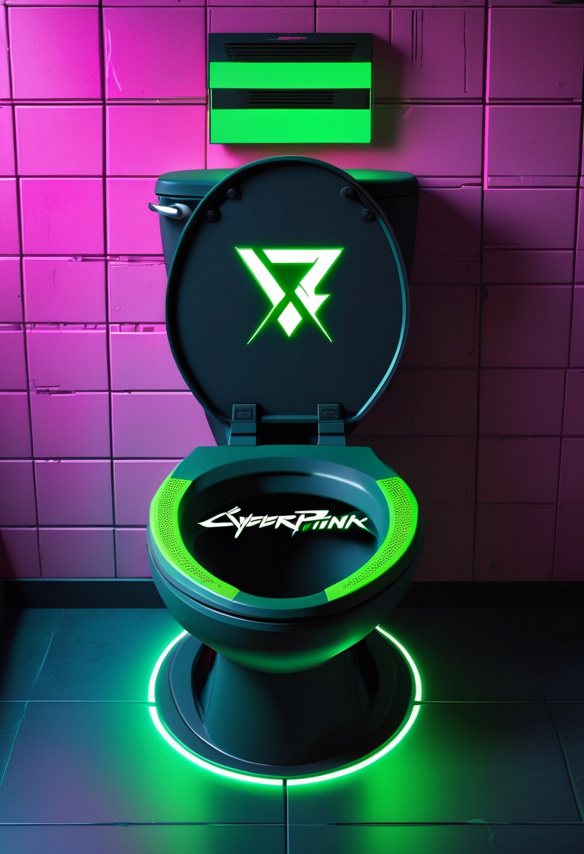 Neon Toilet Seat