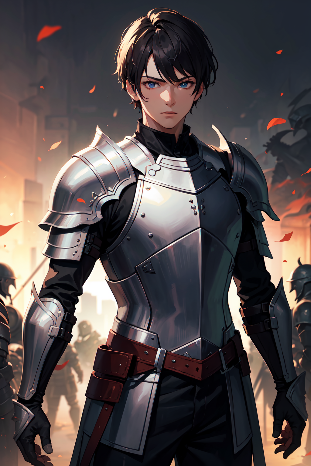 Anime Knight- Midjourney by GalahadArtworks on DeviantArt