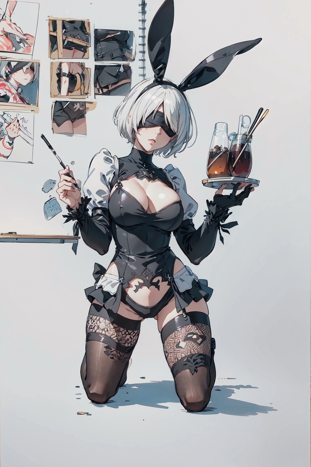 2B Bunny Girl - NieR Art