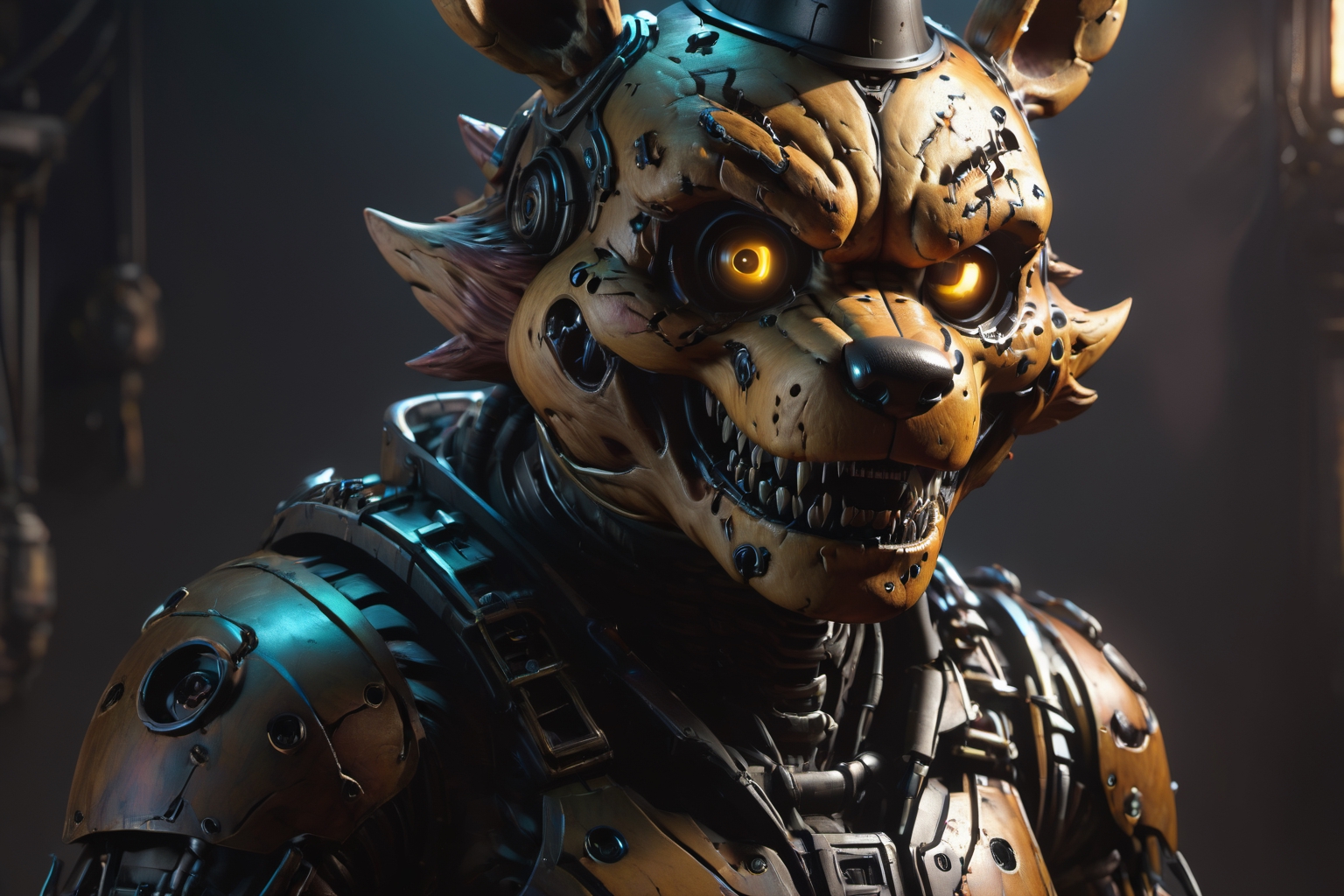 freddy fazbear, detailed artwork, 4k