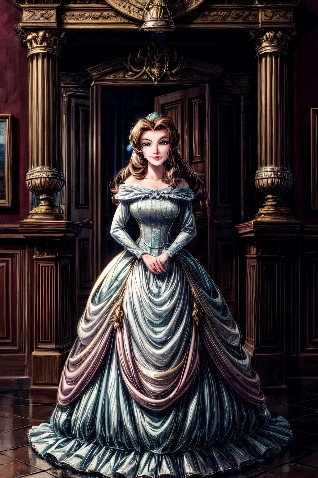 Belle, (beauty and the beast) Disney Princess, by YeiyeiArt - v1.0, Stable  Diffusion LoRA