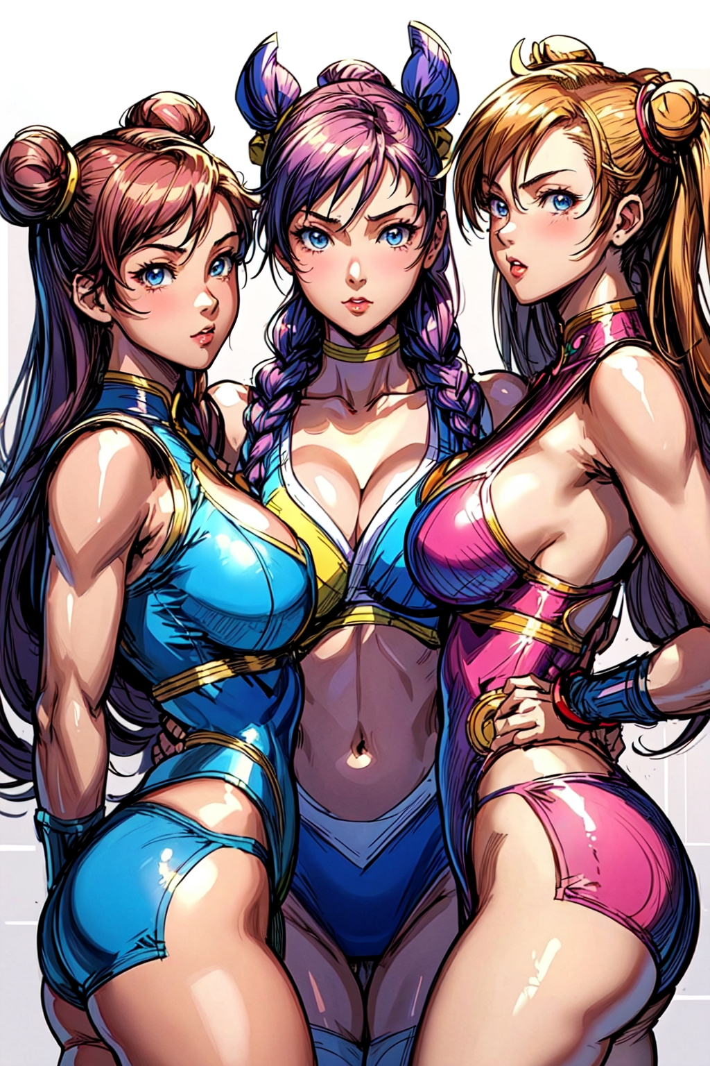 Chun-Li é uma personagem de - Girls of Comics Rainbow