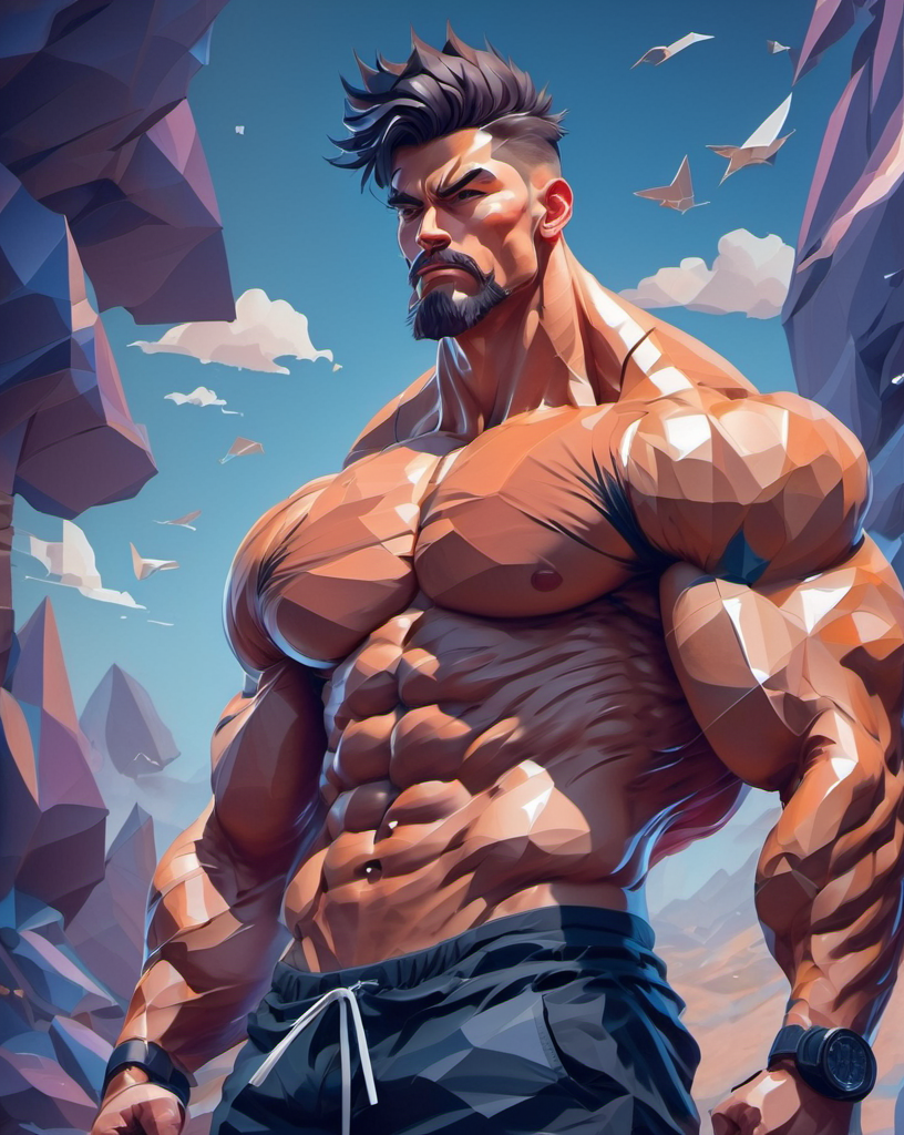 ArtStation - Anime Muscular Man