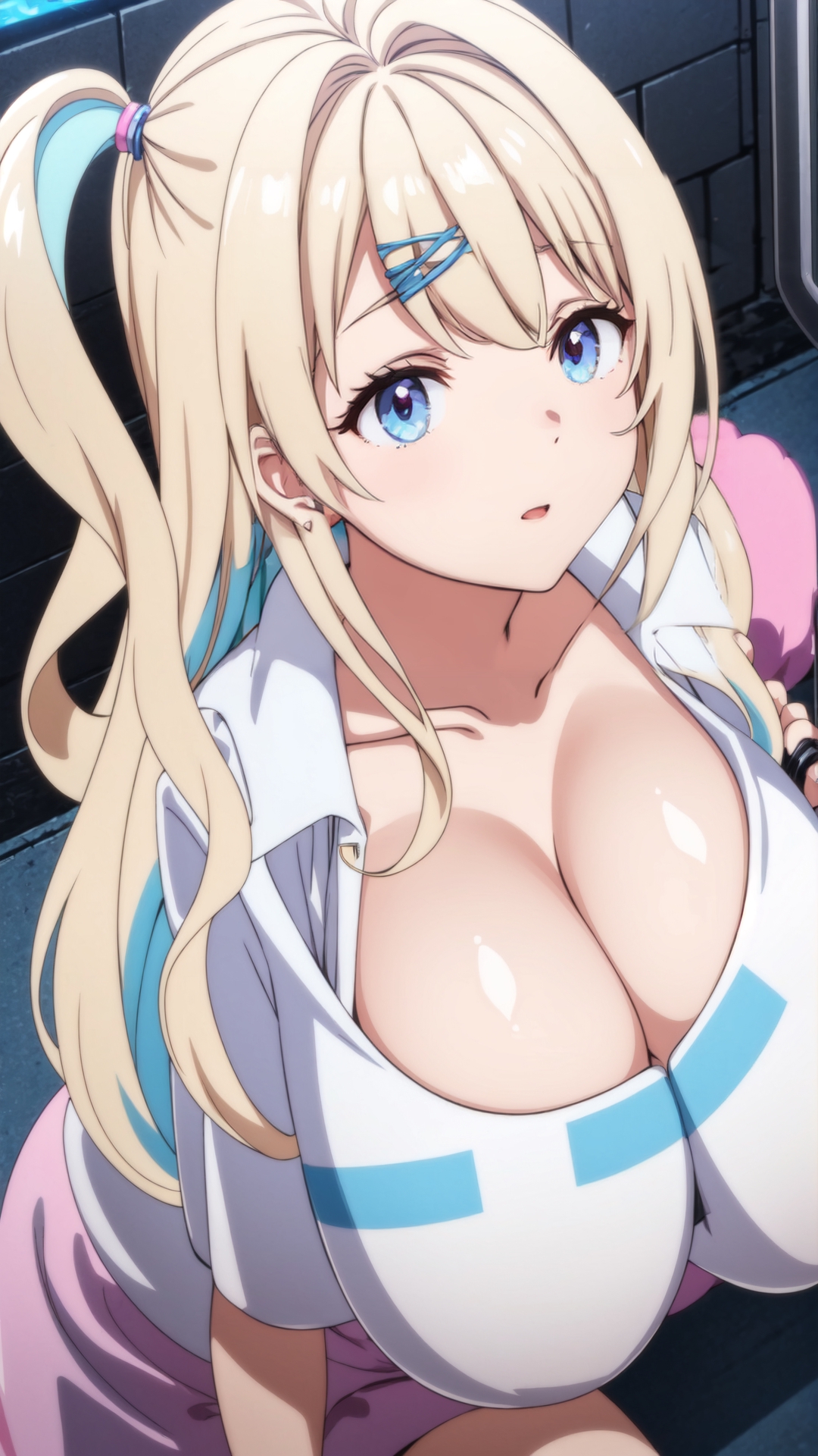 Gigantic anime breast