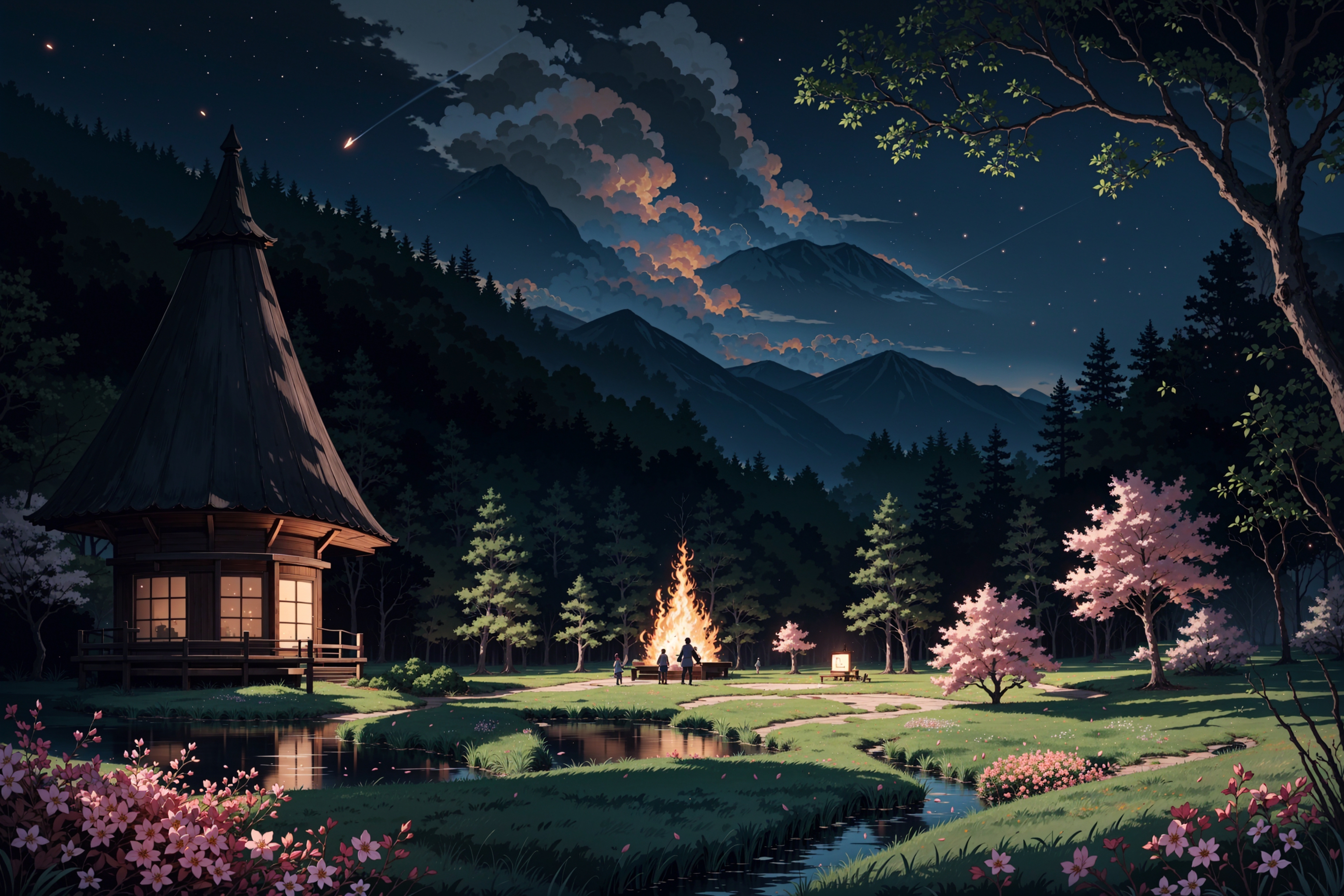 Share more than 75 garden background anime - awesomeenglish.edu.vn