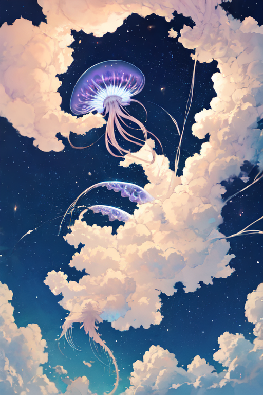 Jellyfish Girl for https://civ | Tensor.Art