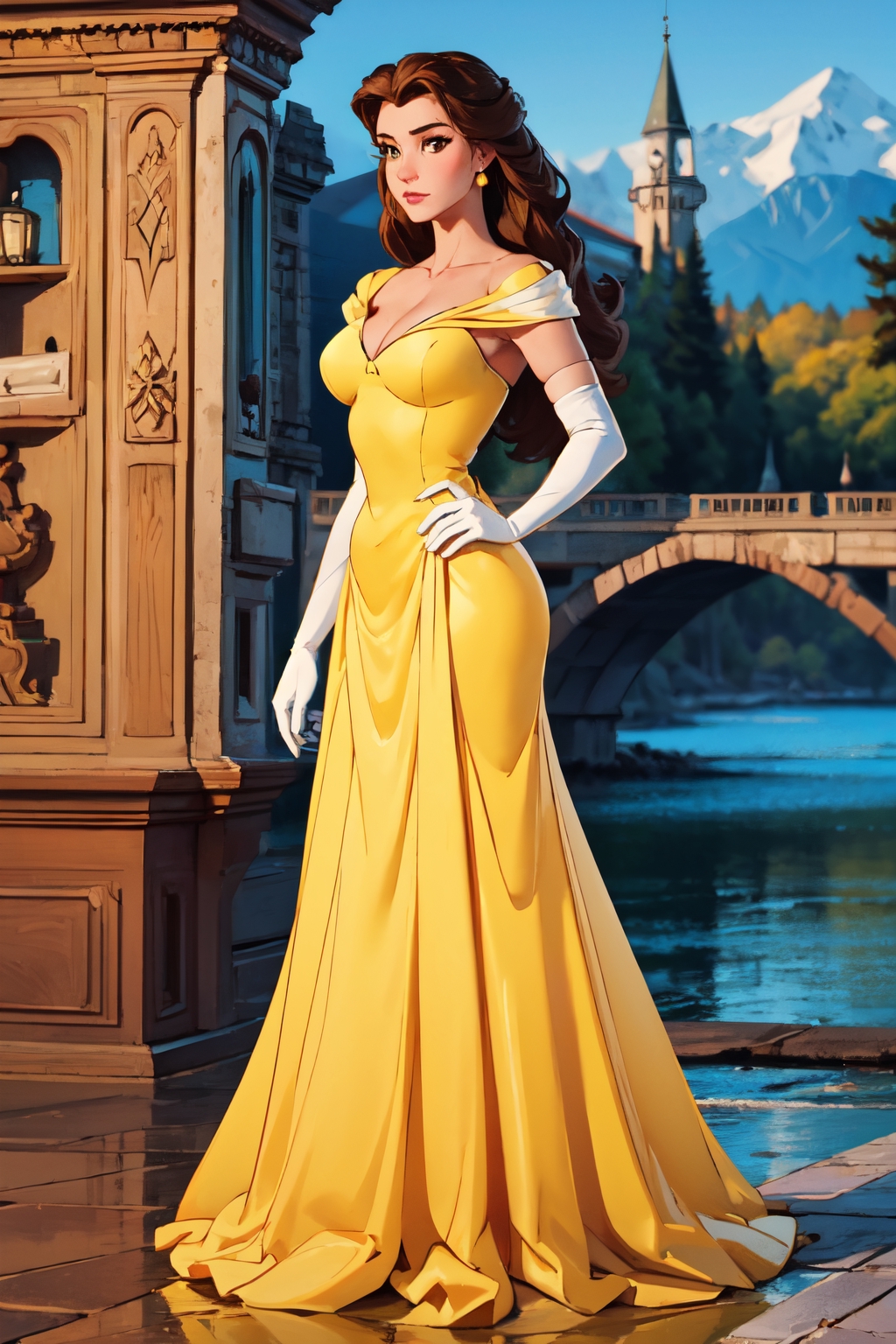 Belle- beauty and the beast disney - v3