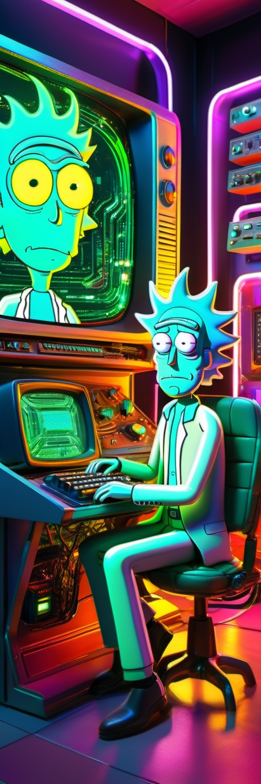 Trippy Rick wallpaper by iAmJonnyStark - Download on ZEDGE™