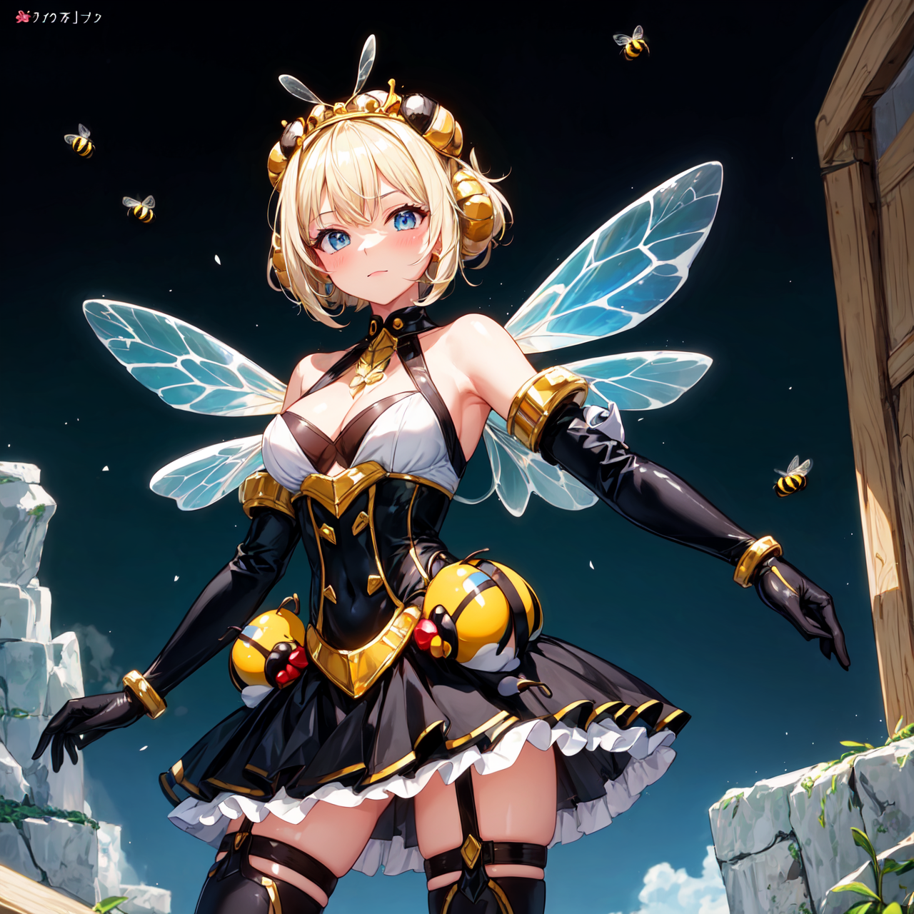 Mangaka Clothing Legendary creature, bee girl anime, legendary Creature,  cartoon, fictional Character png | PNGWing