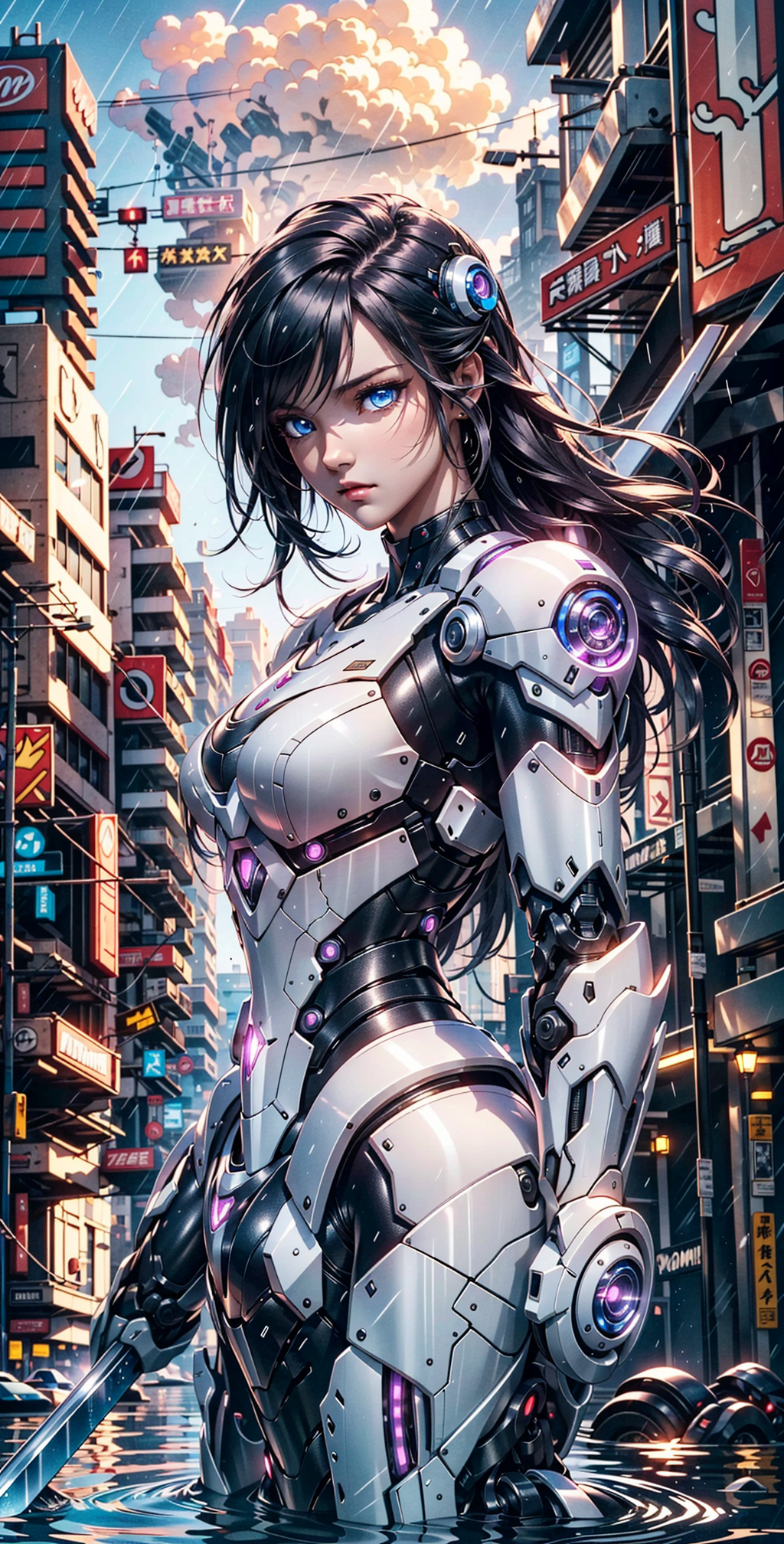 Anime Cyberpunk Girl 2 - Artworks