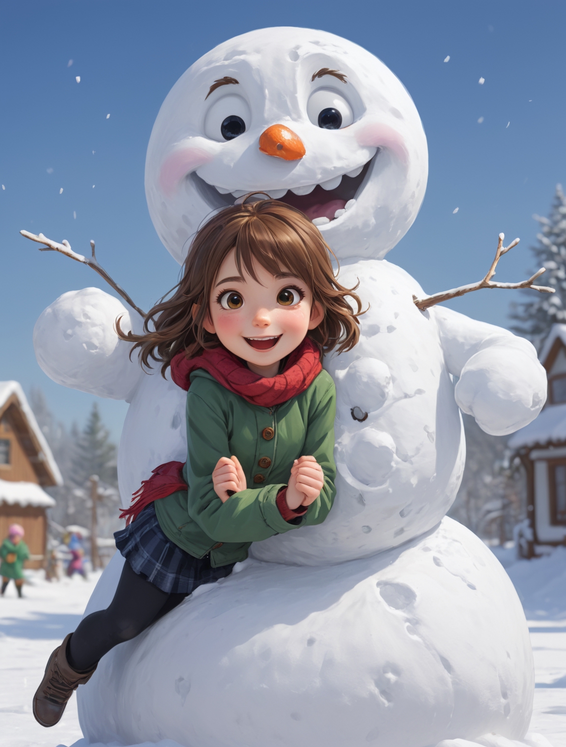 snowman monster, Anime, 16mm Japane... - OpenDream