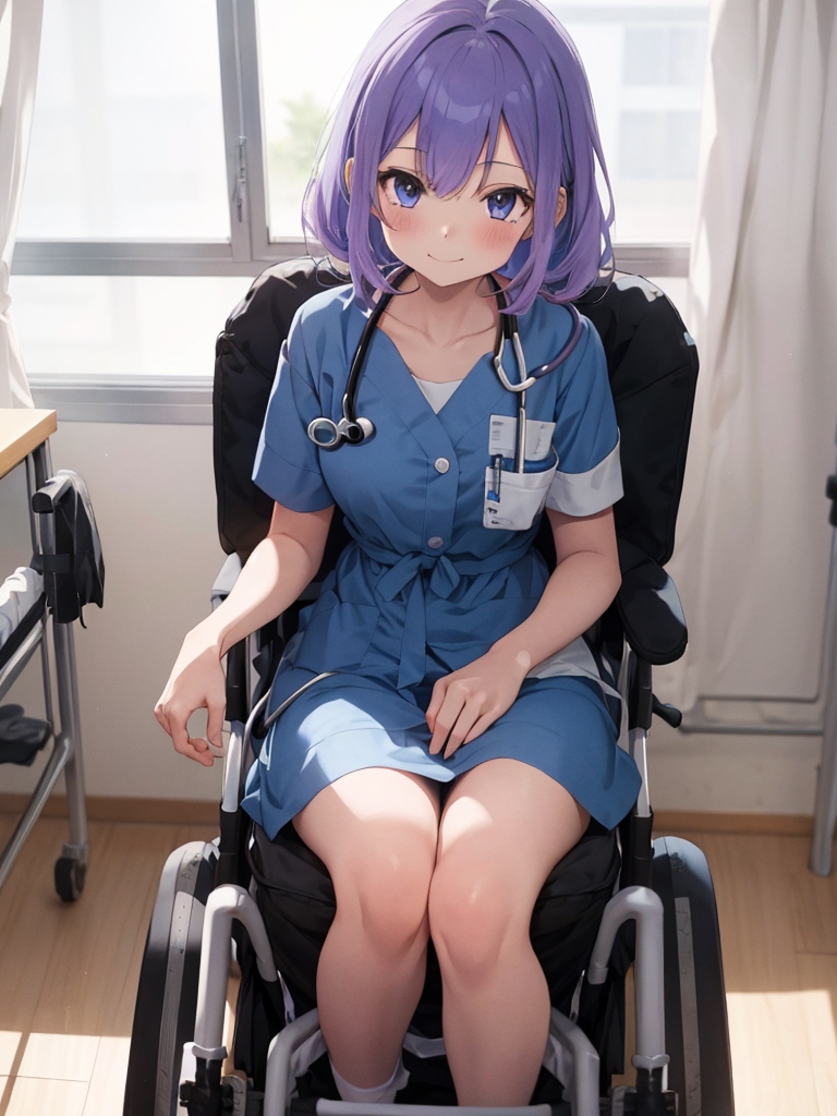 AI Art: wheelchair girl by @anonymous-1640195714011222050 | PixAI