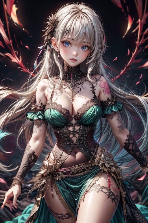 Beautiful Anime Woman Gypsy 8k · Creative Fabrica