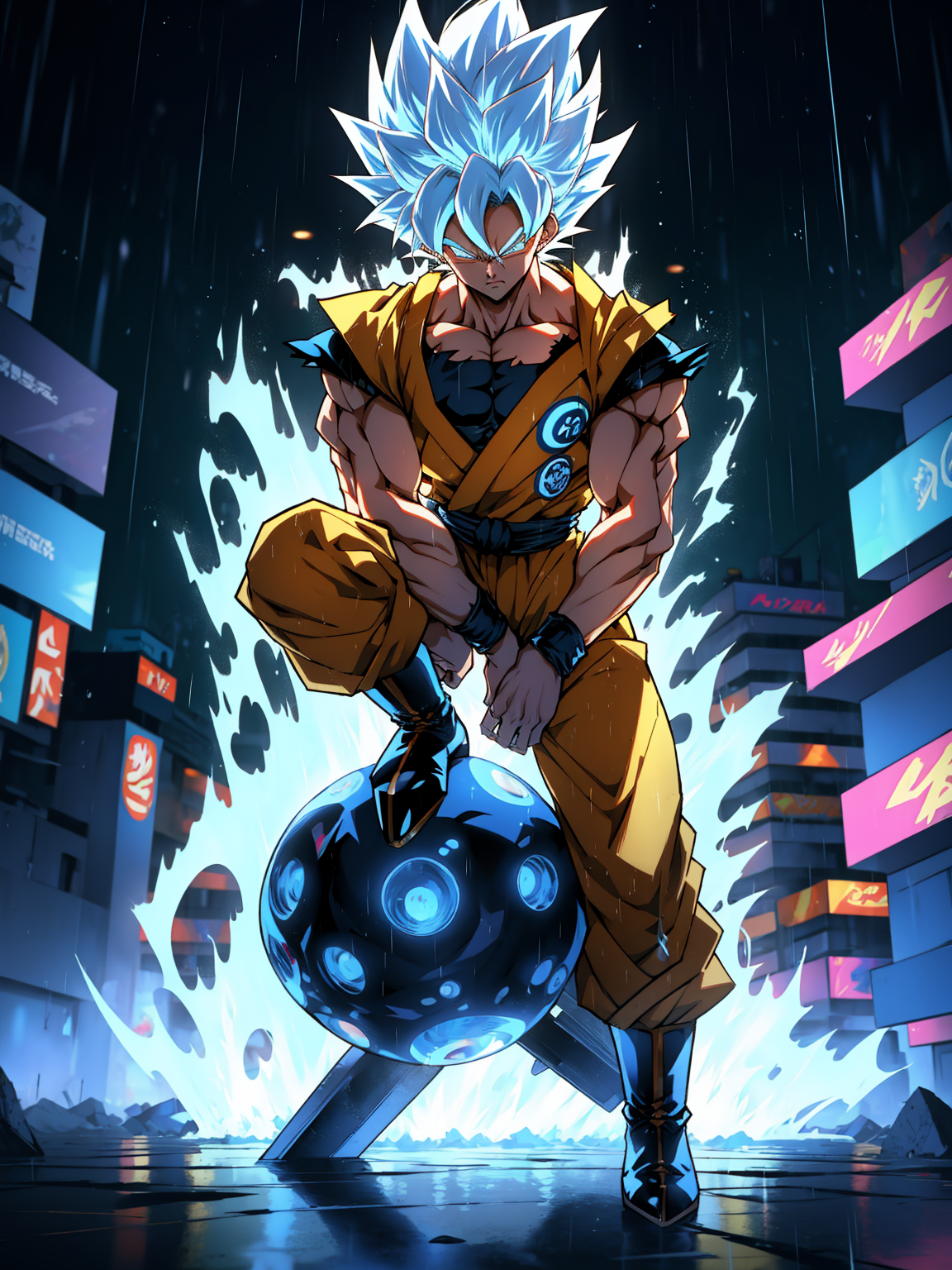 Super Saiyan Blue Goku made with @industryinks and @tattcom