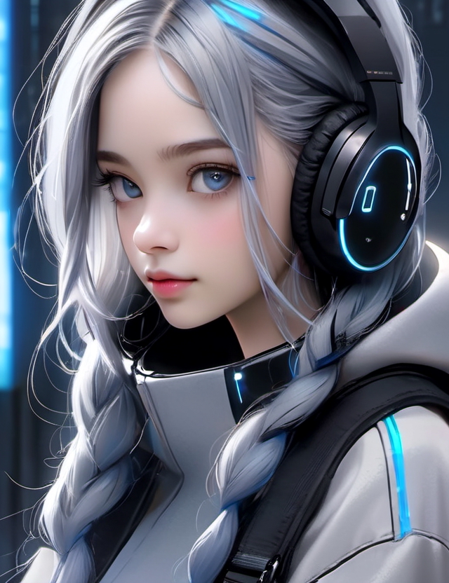 Tech girl - AI Photo Generator - starryai