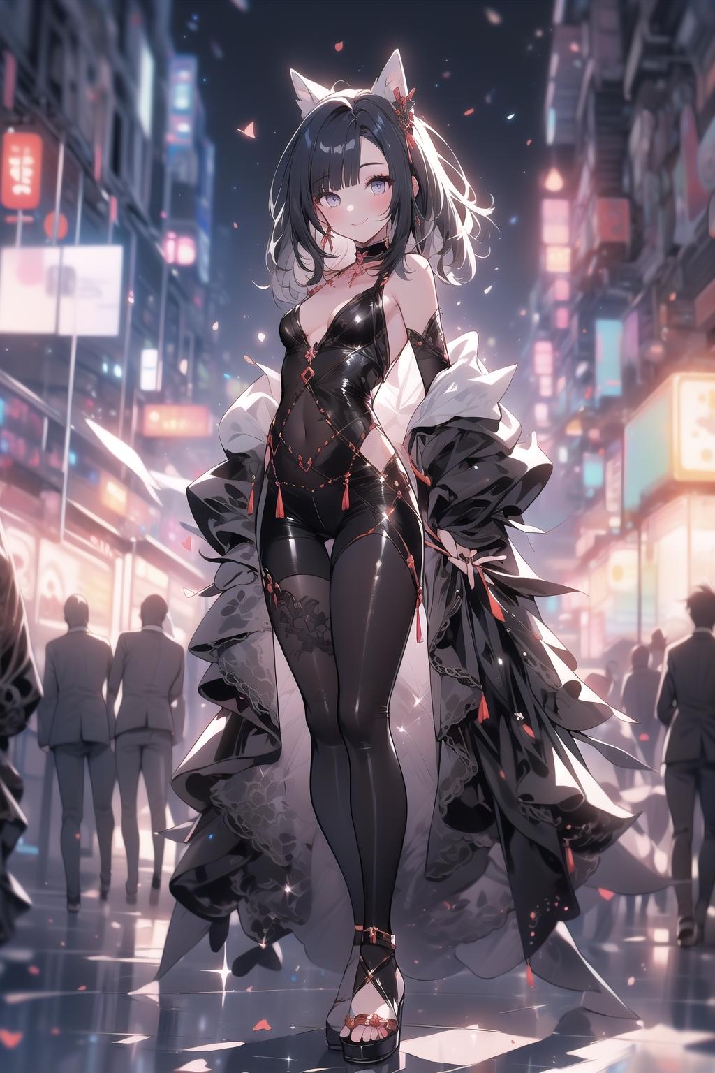 AI Art: Dark Anime Girl by @Gênesis